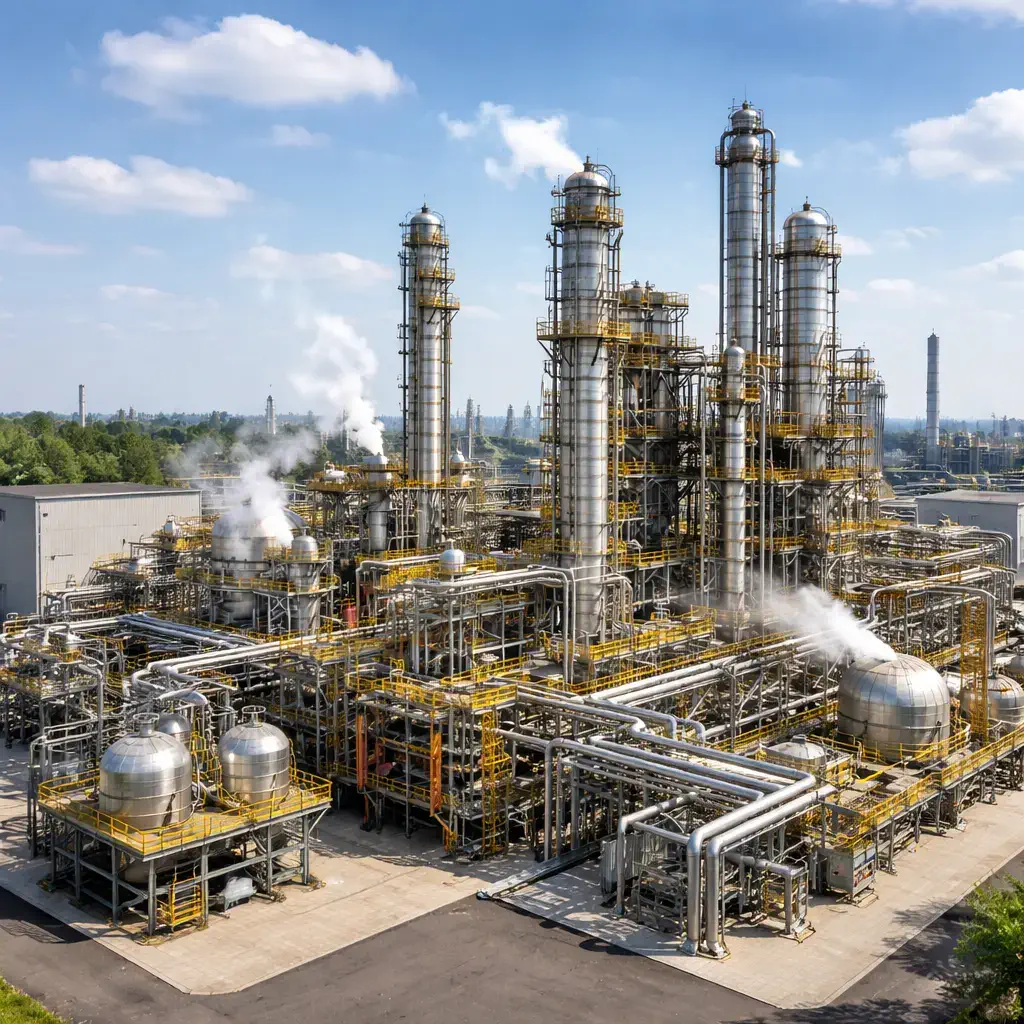 Planta química en Costa Rica con sistemas de enfriamiento industrial