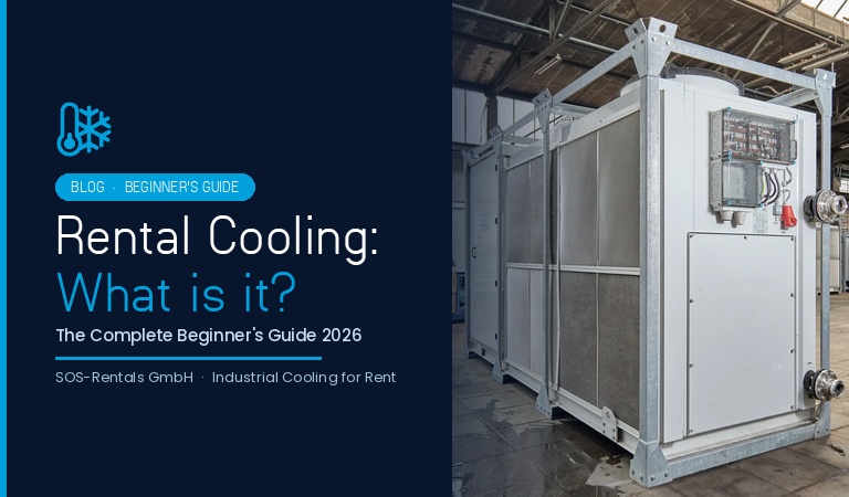 Rental cooling explained – mobile chiller unit in industrial use